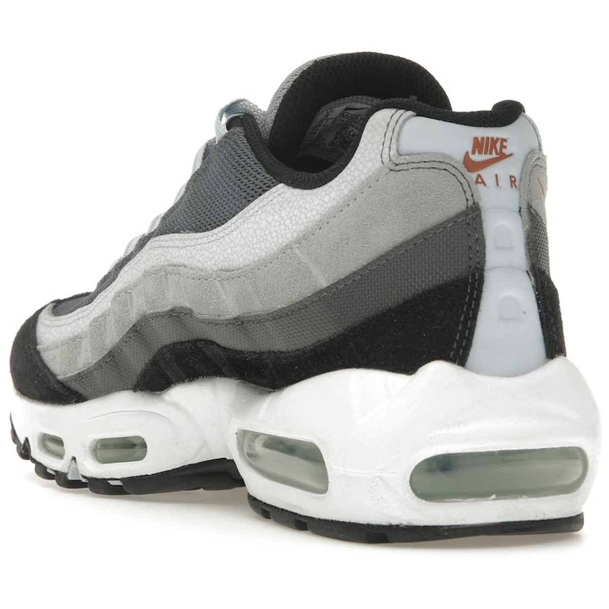 Miniatyrbild av Nike Air Max 95 Wolf Grey Rugged Orange 4