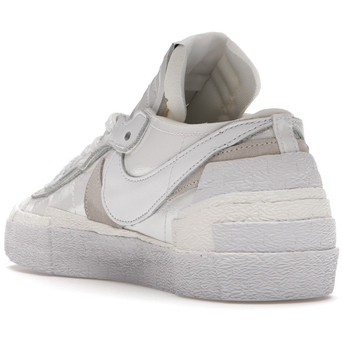 Miniatyrbild av Nike Blazer Low sacai White Patent Leather 4