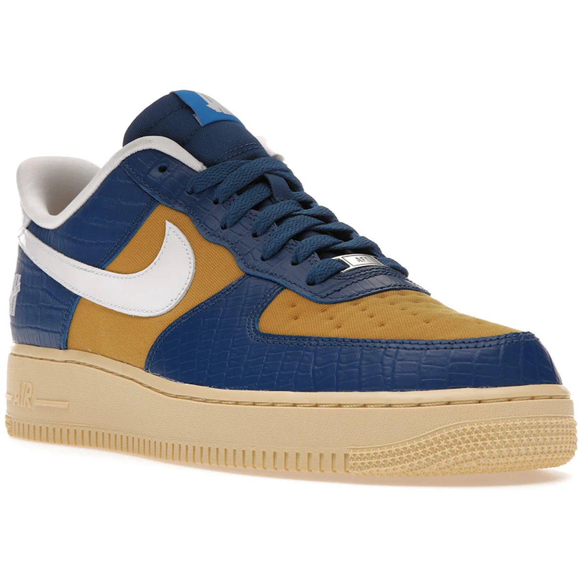 Miniatyrbild av Nike Air Force 1 Low SP Undefeated 5 On It Blue Yellow Croc 2