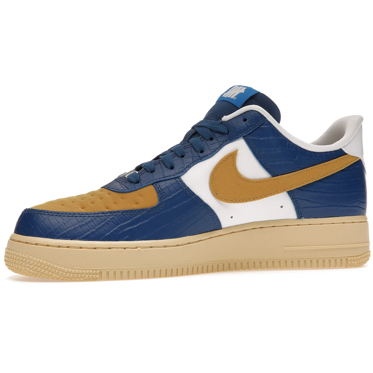 Miniatyrbild av Nike Air Force 1 Low SP Undefeated 5 On It Blue Yellow Croc 3