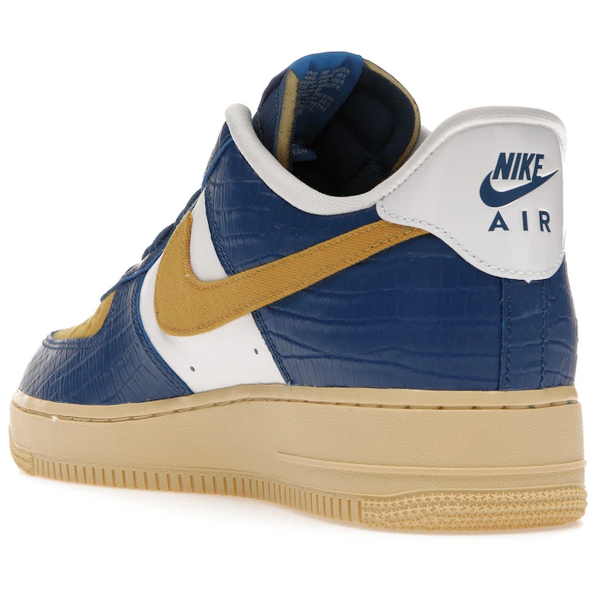Miniatyrbild av Nike Air Force 1 Low SP Undefeated 5 On It Blue Yellow Croc 4