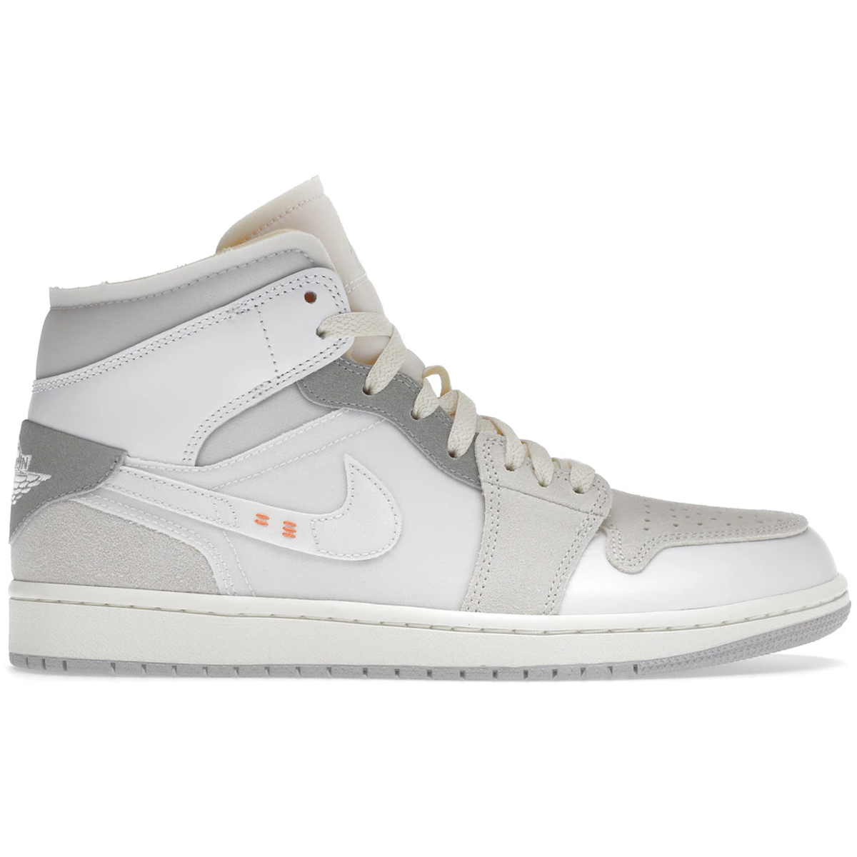 Air Jordan 1 Mid SE Craft Inside Out White Grey