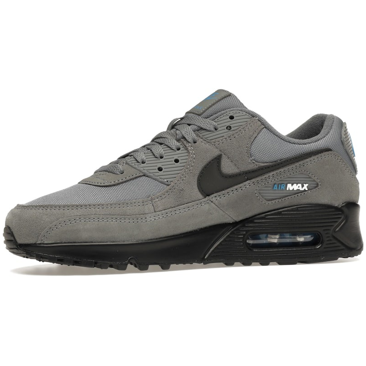 Miniatyrbild av Nike Air Max 90 Smoke Grey Light Photo Blue 3