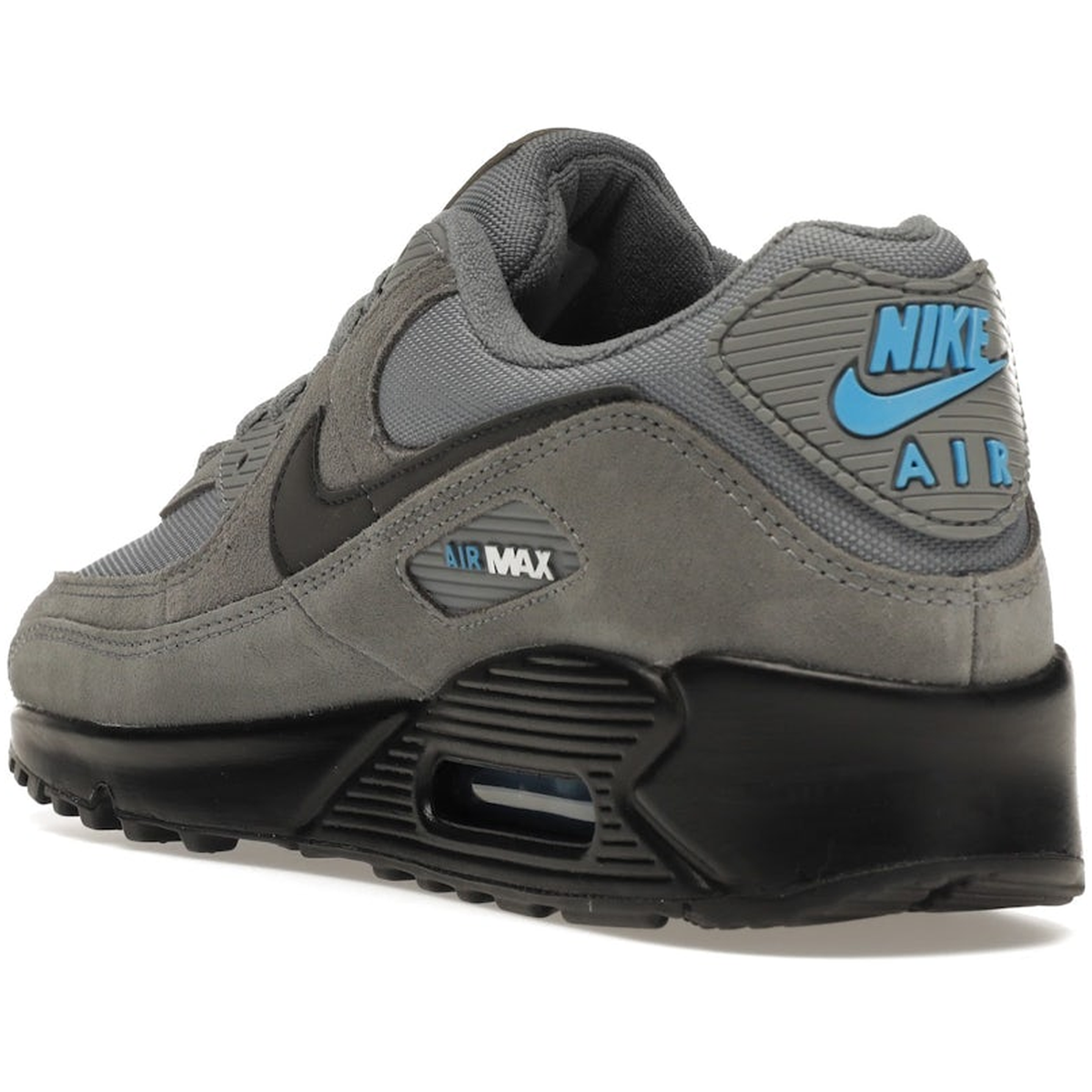 Miniatyrbild av Nike Air Max 90 Smoke Grey Light Photo Blue 4