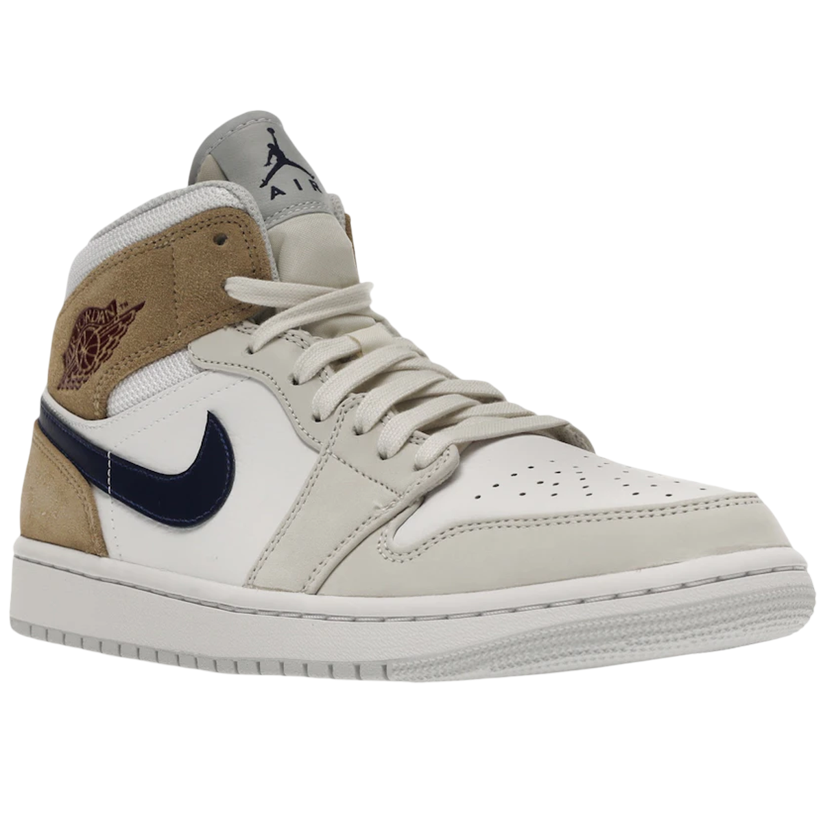 Miniatyrbild av Air Jordan 1 Mid Tan Suede 2