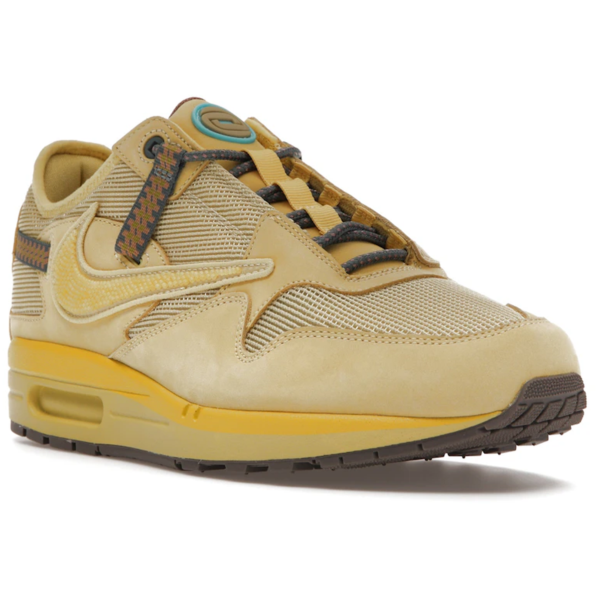 Miniatyrbild av Nike Air Max 1 Travis Scott Cactus Jack Saturn Gold 2