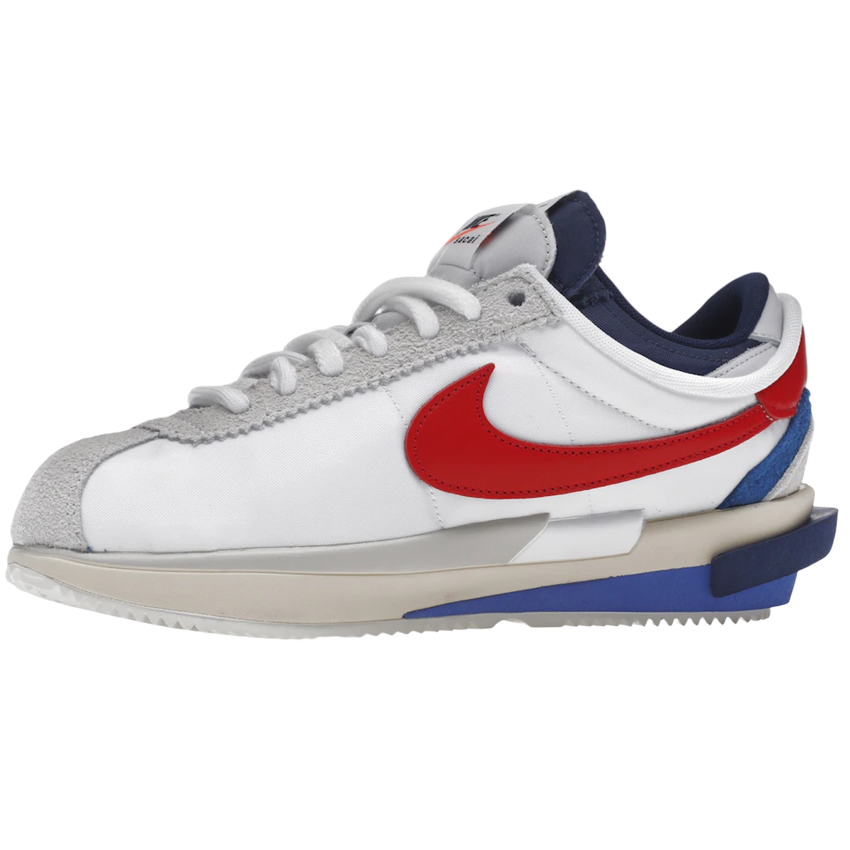 Miniatyrbild av Nike Zoom Cortez SP sacai White University Red Blue 3