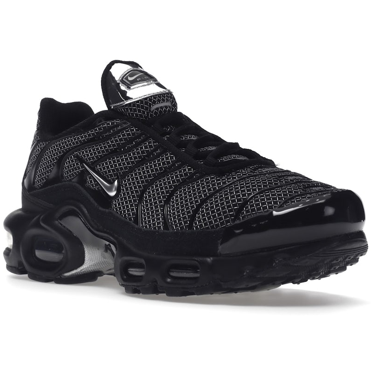 Miniatyrbild av Nike Air Max Plus Black Suede Silver 2