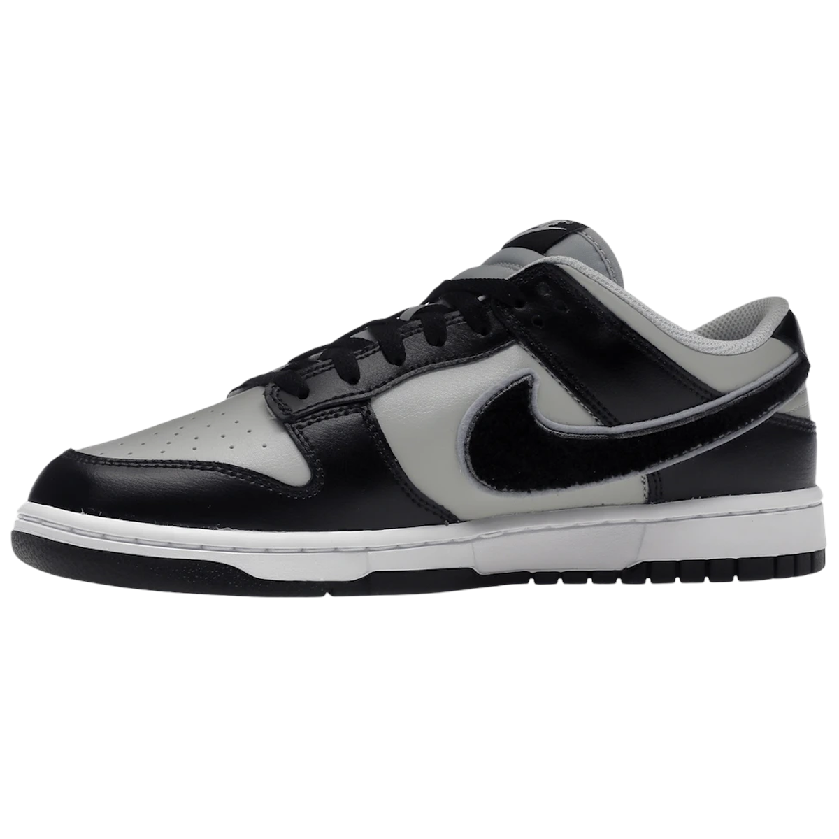 Miniatyrbild av Nike Dunk Low Chenille Swoosh Black Grey 3