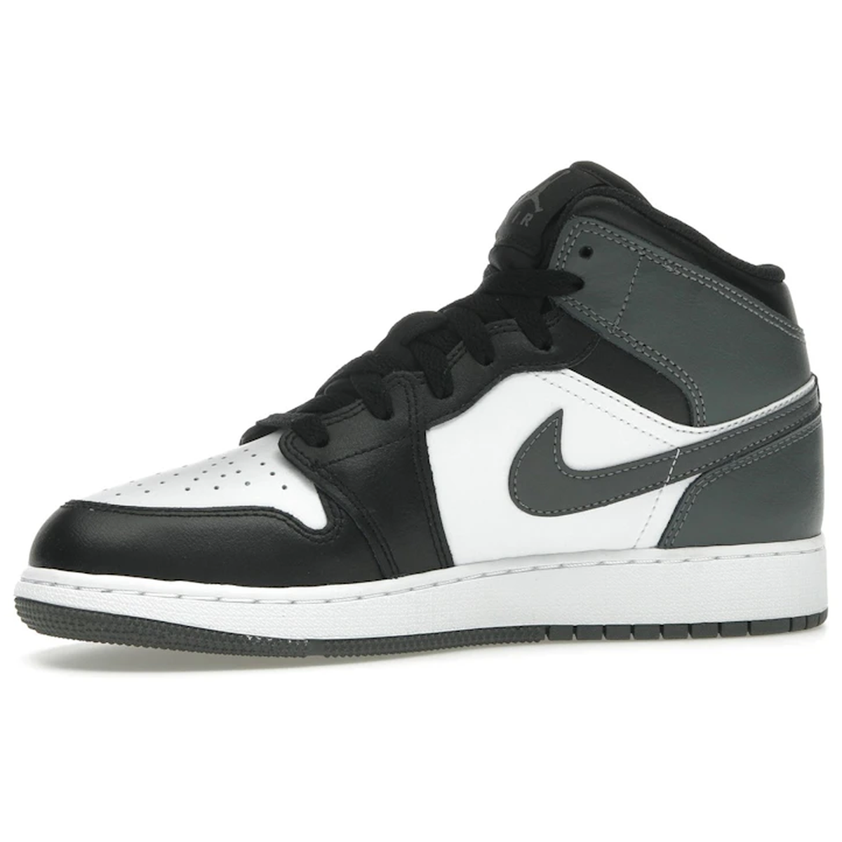 Miniatyrbild av Air Jordan 1 Mid Black White Iron Grey  3