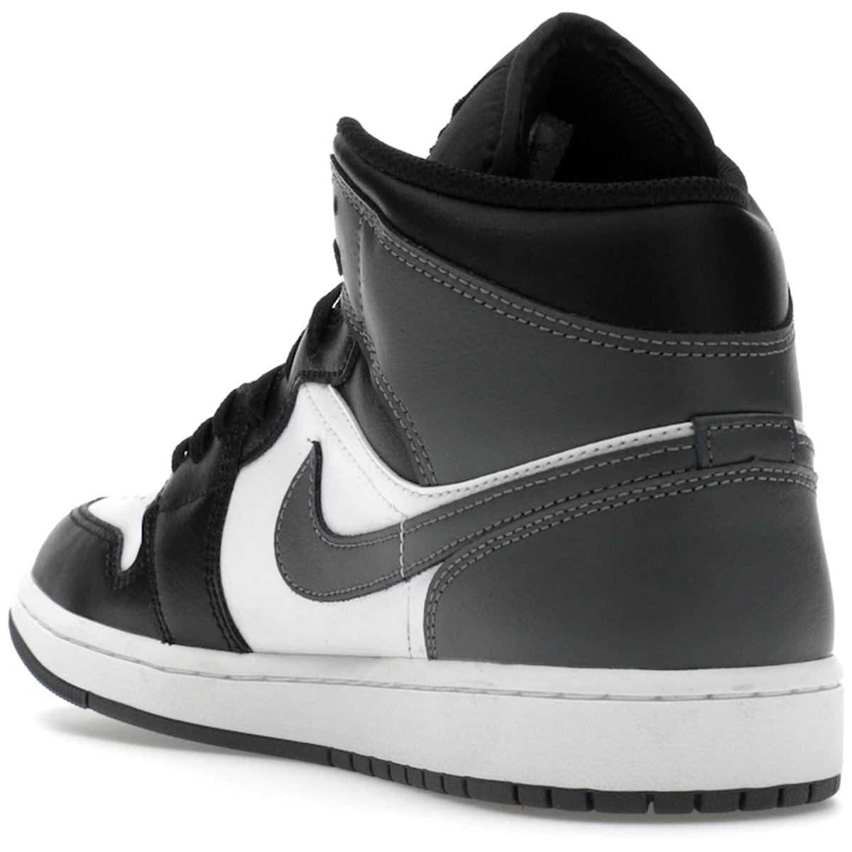 Miniatyrbild av Air Jordan 1 Mid Black White Iron Grey 4