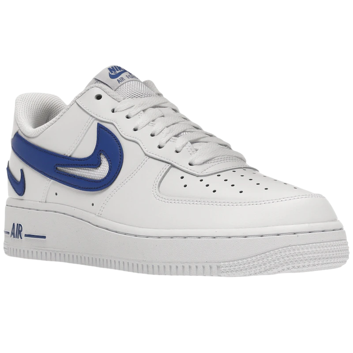 Miniatyrbild av Nike Air Force 1 Low '07 FM Cut Out Swoosh White Game Royal 2