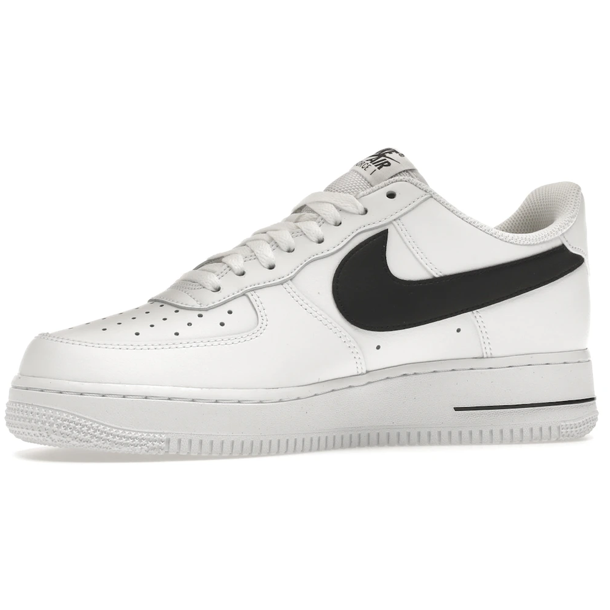 Miniatyrbild av Nike Air Force 1 Low 07 FM Cut Out Swoosh White Black 3