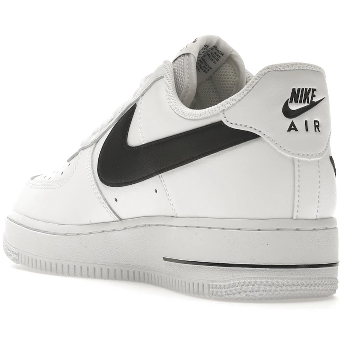 Miniatyrbild av Nike Air Force 1 Low 07 FM Cut Out Swoosh White Black 4