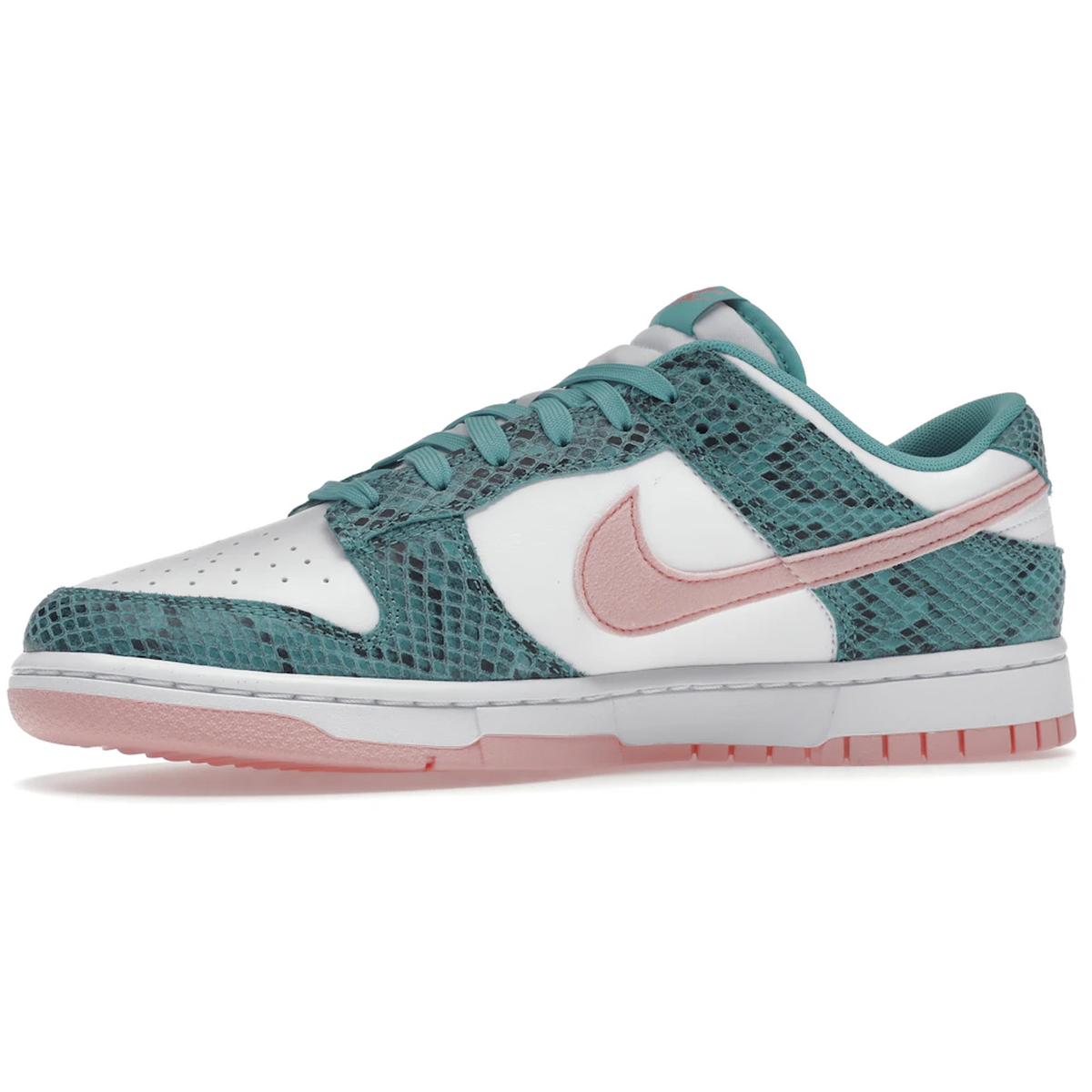Miniatyrbild av Nike Dunk Low Snakeskin Washed Teal Bleached Coral 3