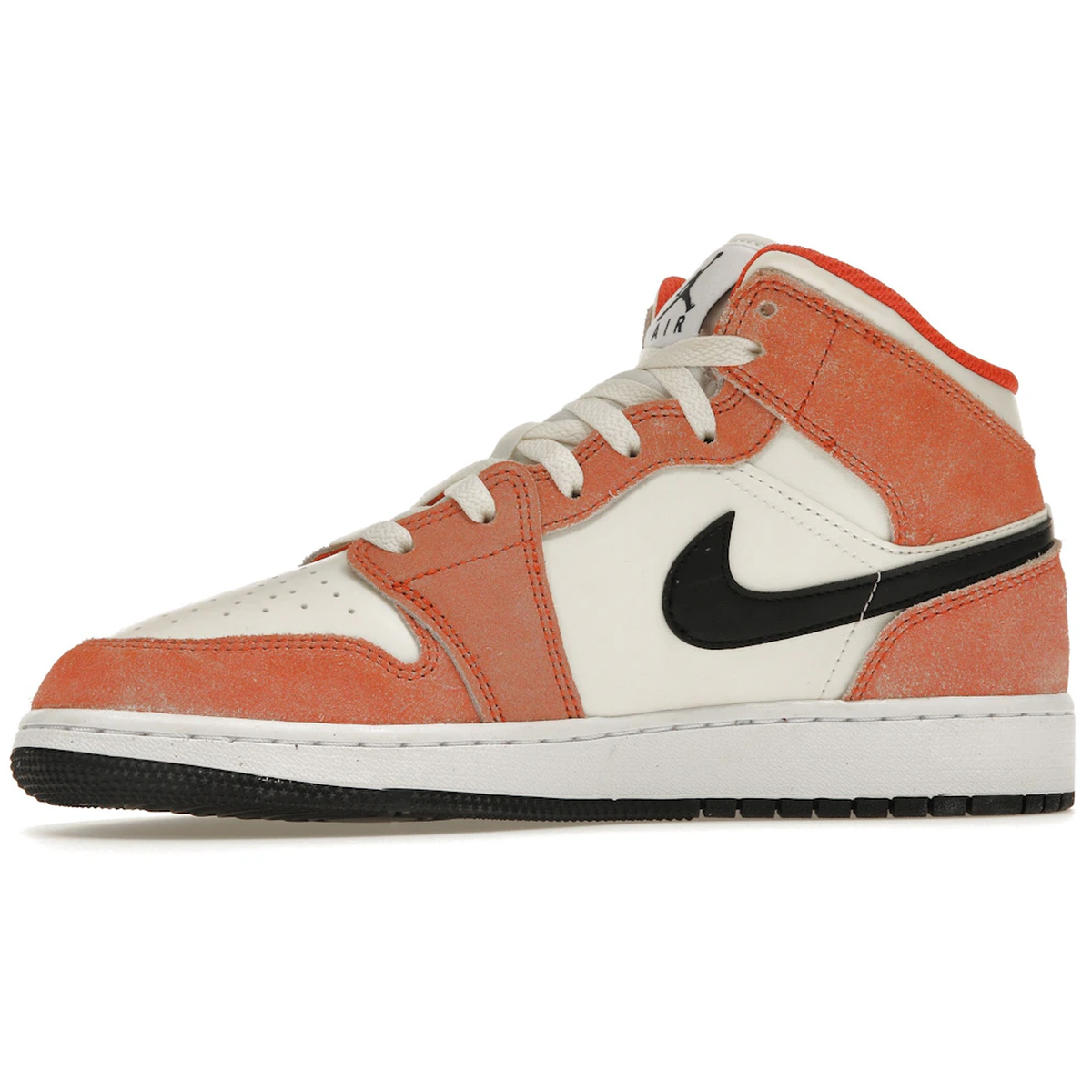 Miniatyrbild av Air Jordan 1 Mid SE Orange Suede 3