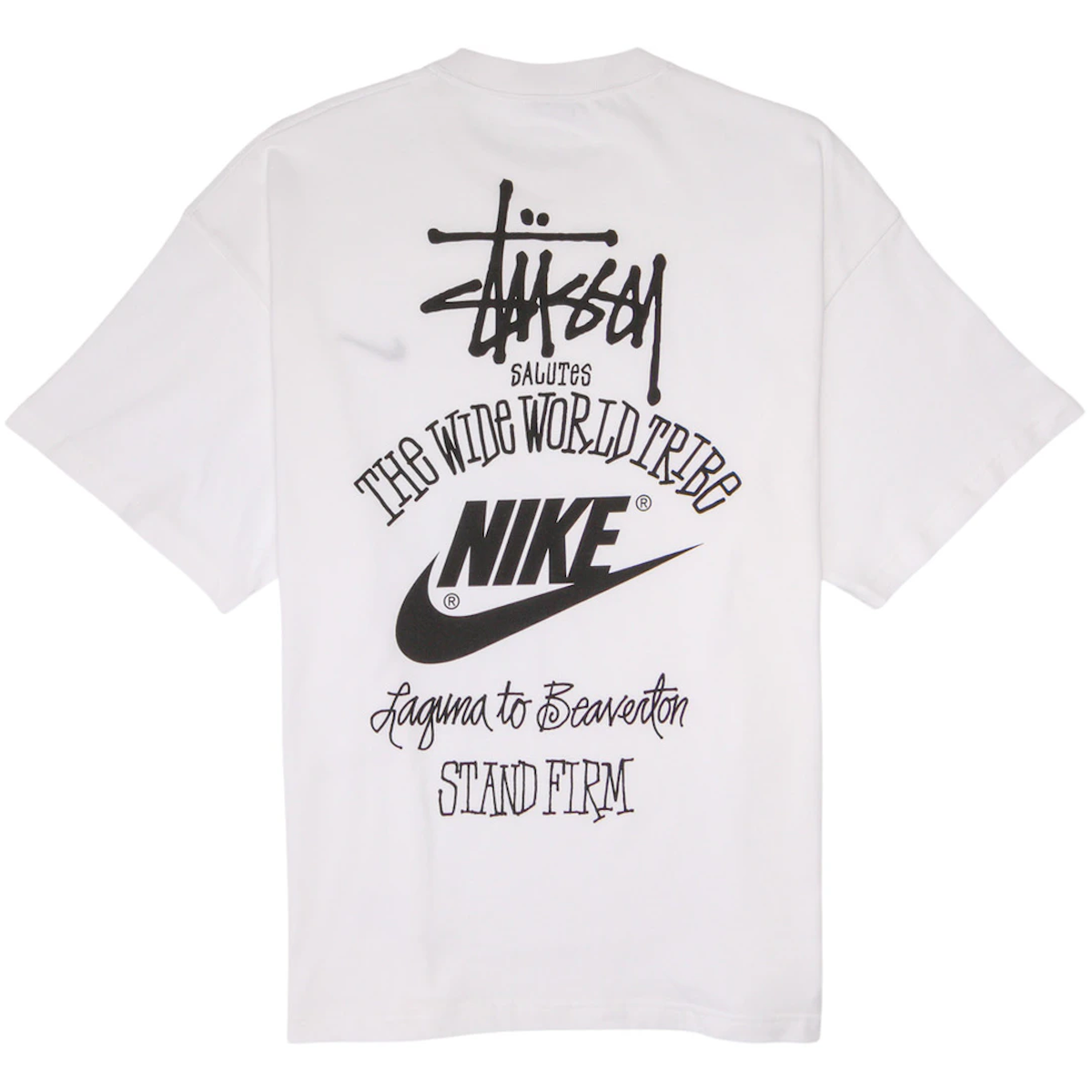 Stussy x Nike The Wide World Tribe T-Shirt White