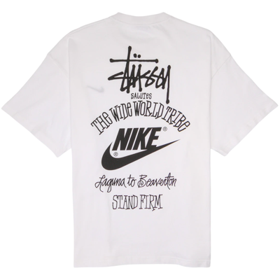 Stussy x Nike The Wide World Tribe T-Shirt White