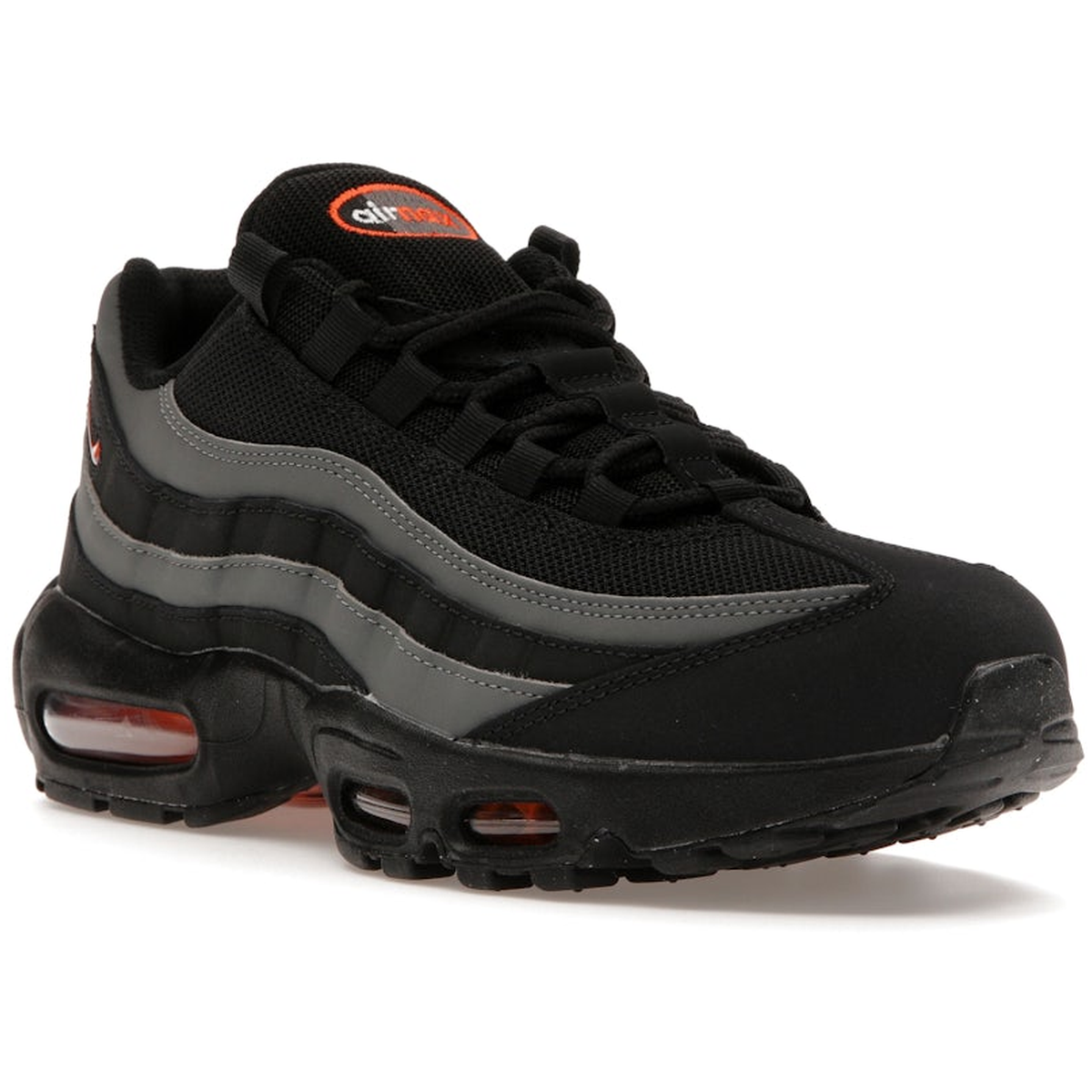 Miniatyrbild av Nike Air Max 95 Black Grey Safety Orange 2
