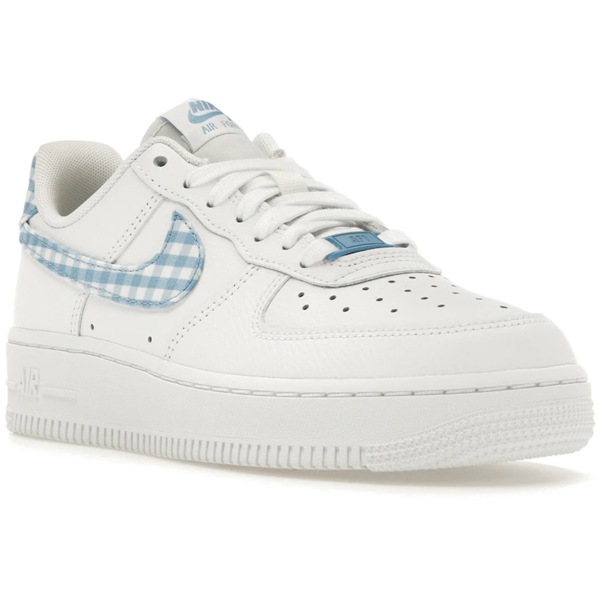 Miniatyrbild av Nike Air Force 1 Low 07 University Blue Gingham 2