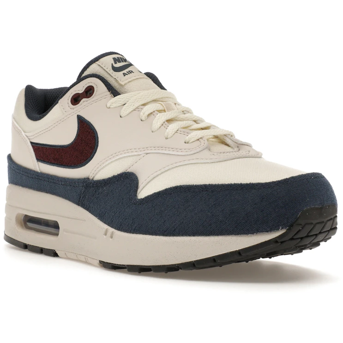 Miniatyrbild av Nike Air Max 1 Coconut Milk Burgundy Crush Navy 2