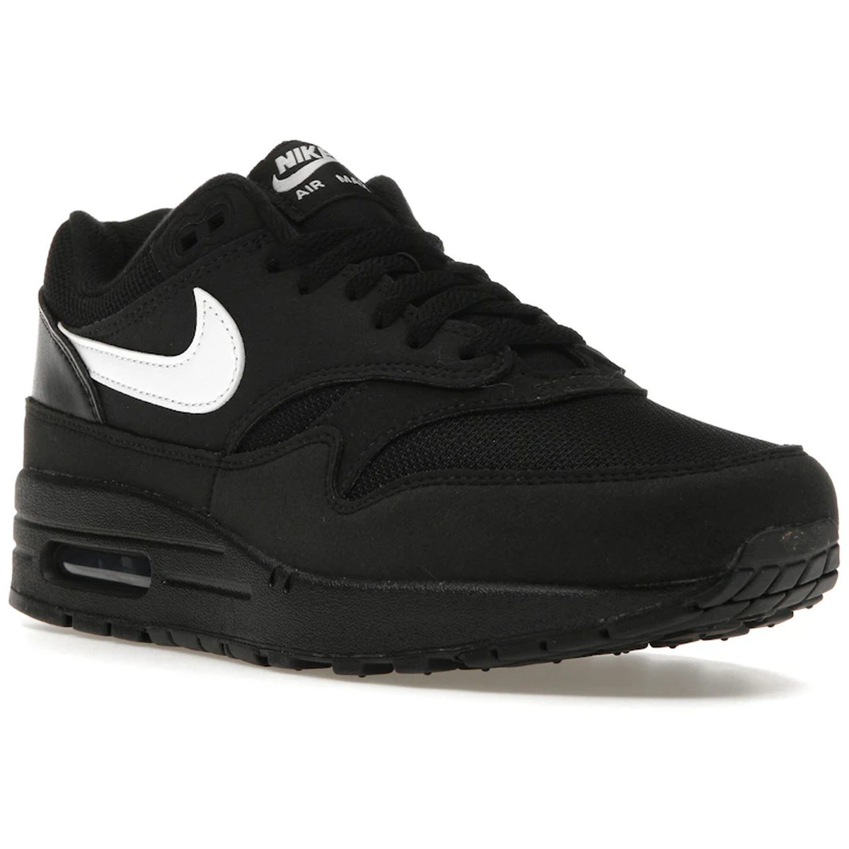 Miniatyrbild av Nike Air Max 1 Black White Swoosh 2