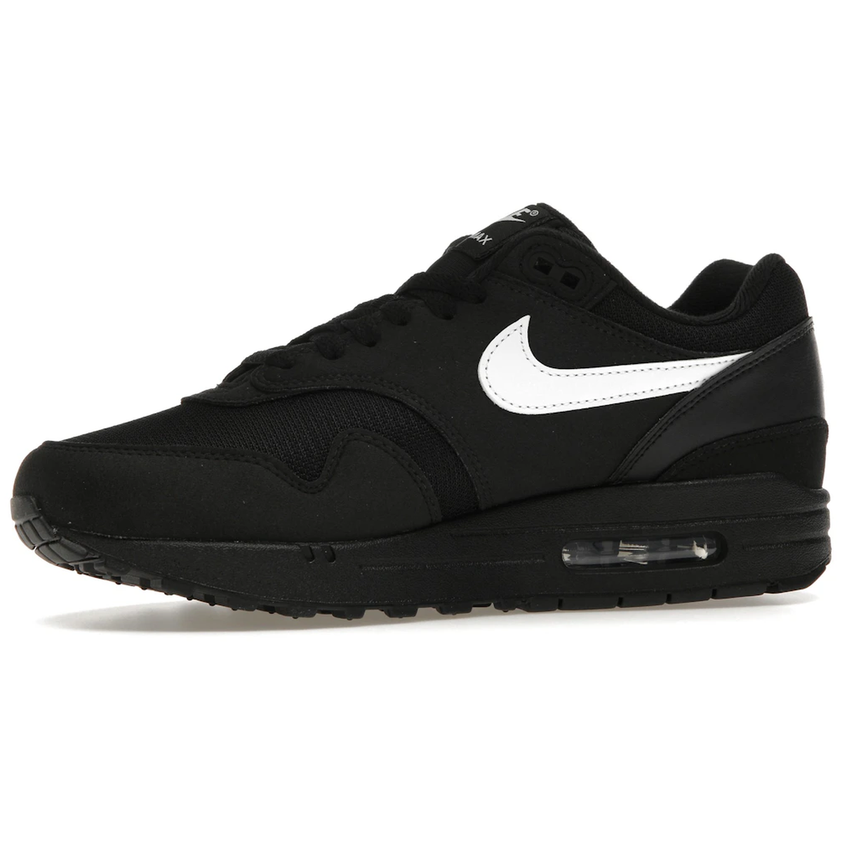 Miniatyrbild av Nike Air Max 1 Black White Swoosh 3