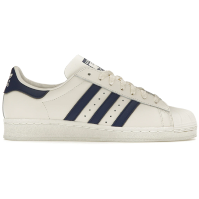 Adidas Superstar 82 White Dark Blue
