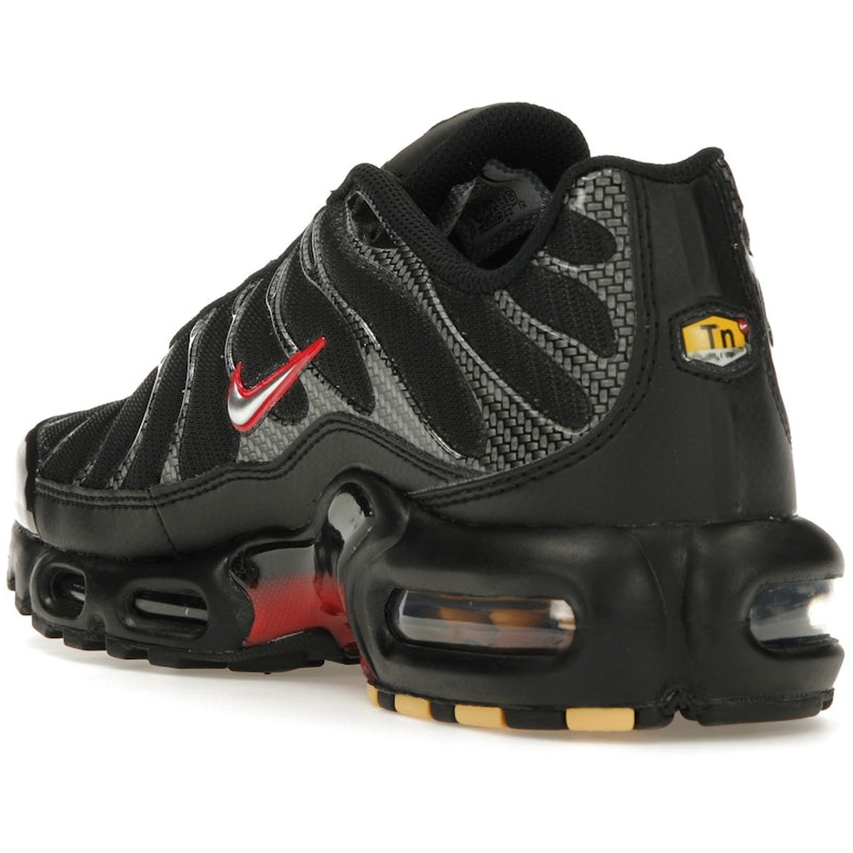 Miniatyrbild av Nike Air Max Plus Black Red Metallic Silver 4