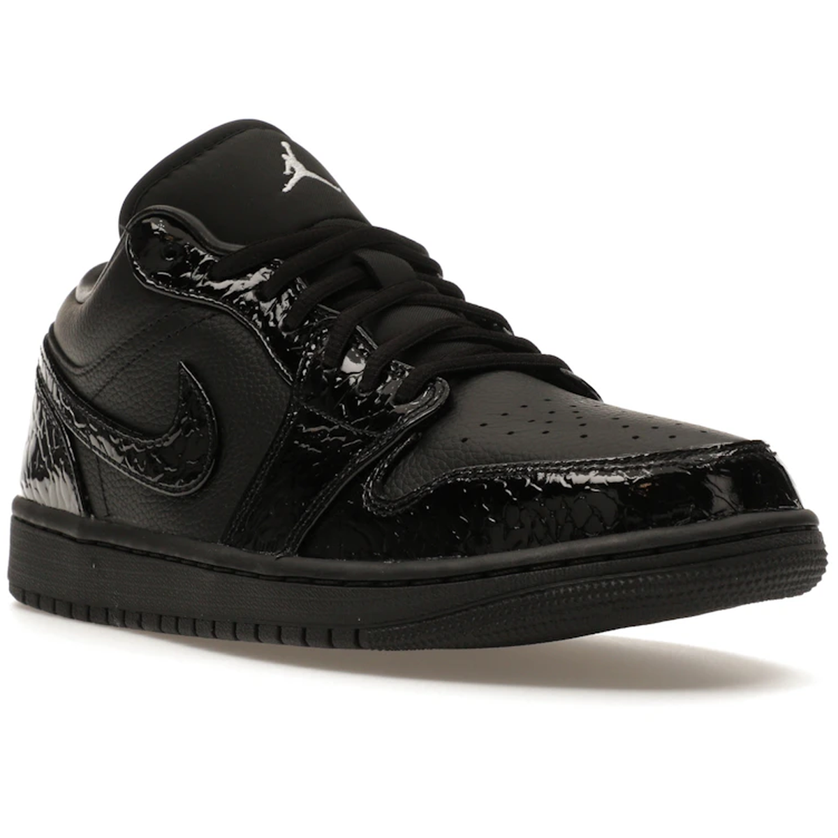 Miniatyrbild av Air Jordan 1 Low SE Patent Elephant Black 2