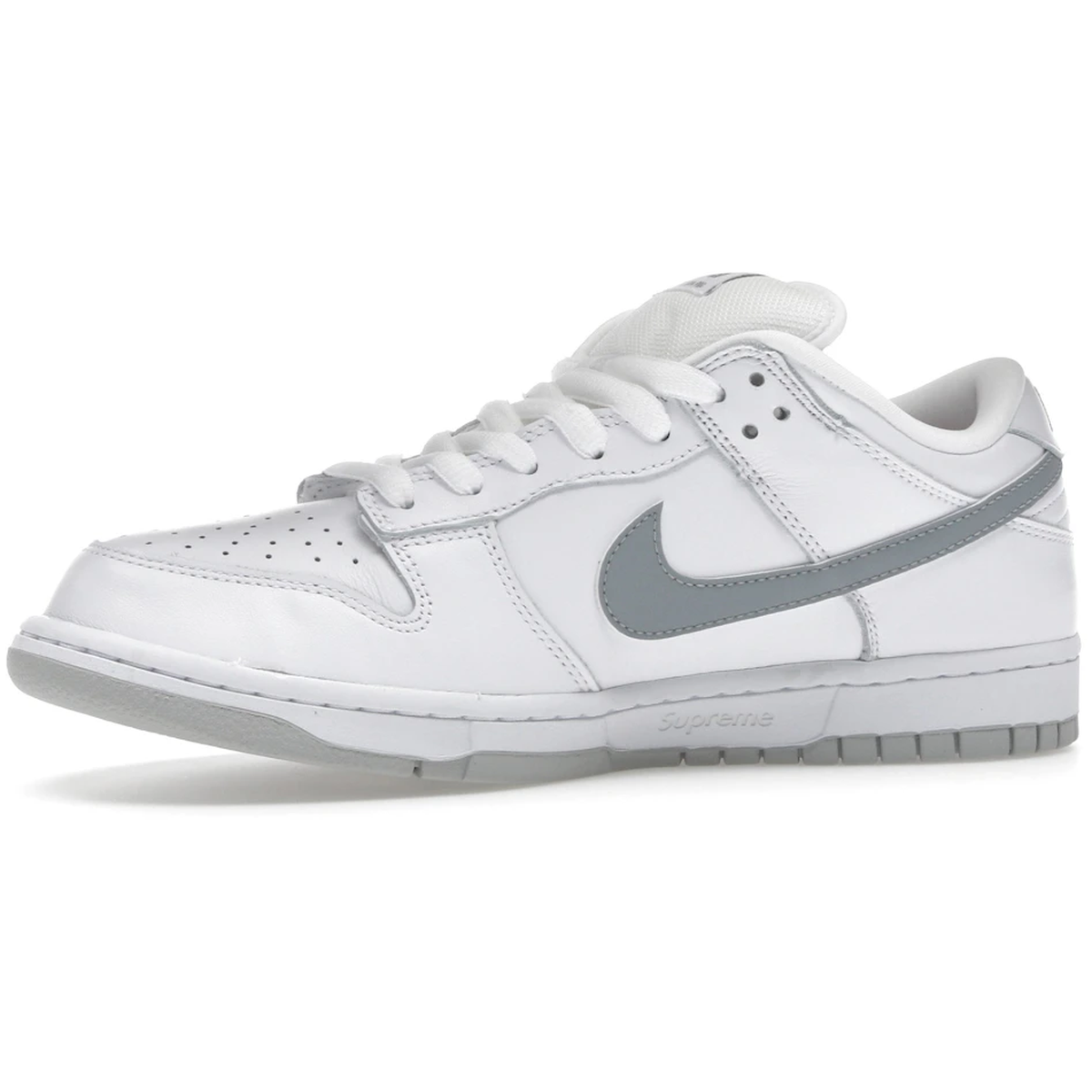 Miniatyrbild av Nike SB Dunk Low Supreme 94 White Metallic Silver 3