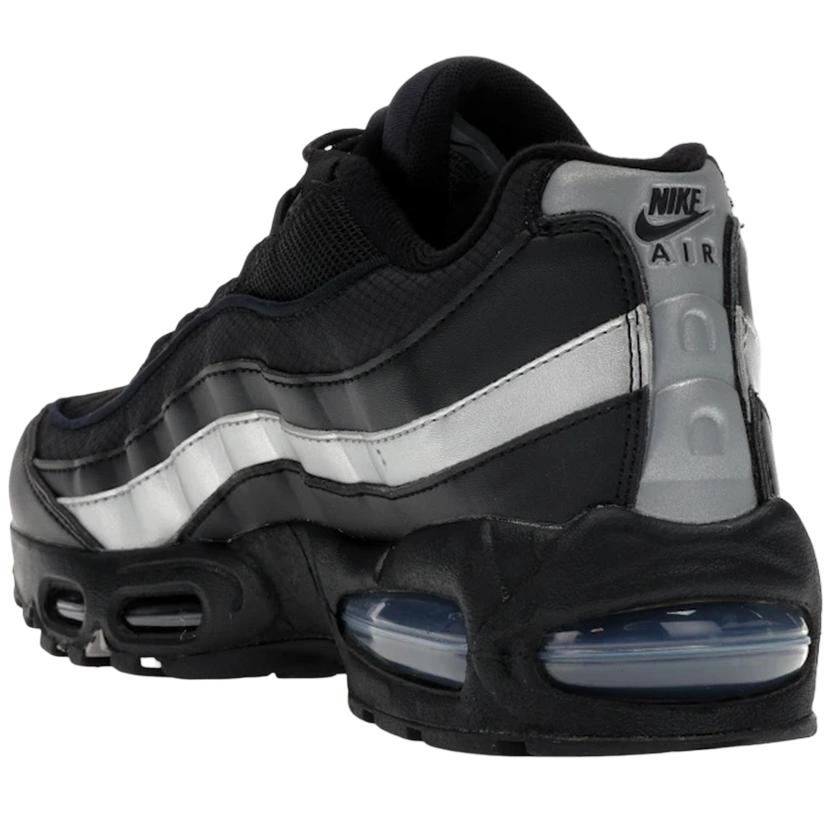 Miniatyrbild av Nike Air Max 95 OG Big Bubble Black White Metallic Silver 4