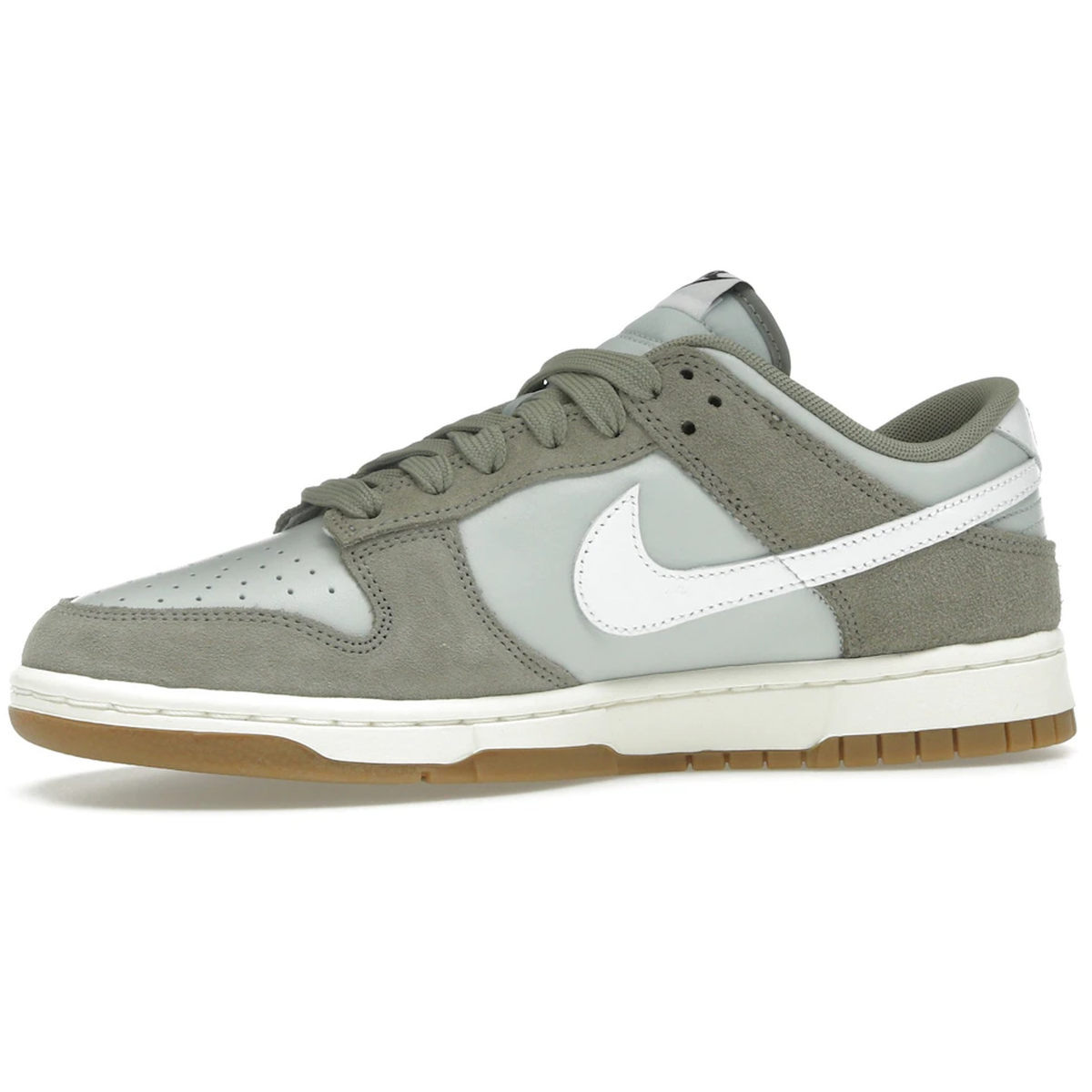 Miniatyrbild av Nike Dunk Low Retro SE Light Silver Light Army Sail White 3