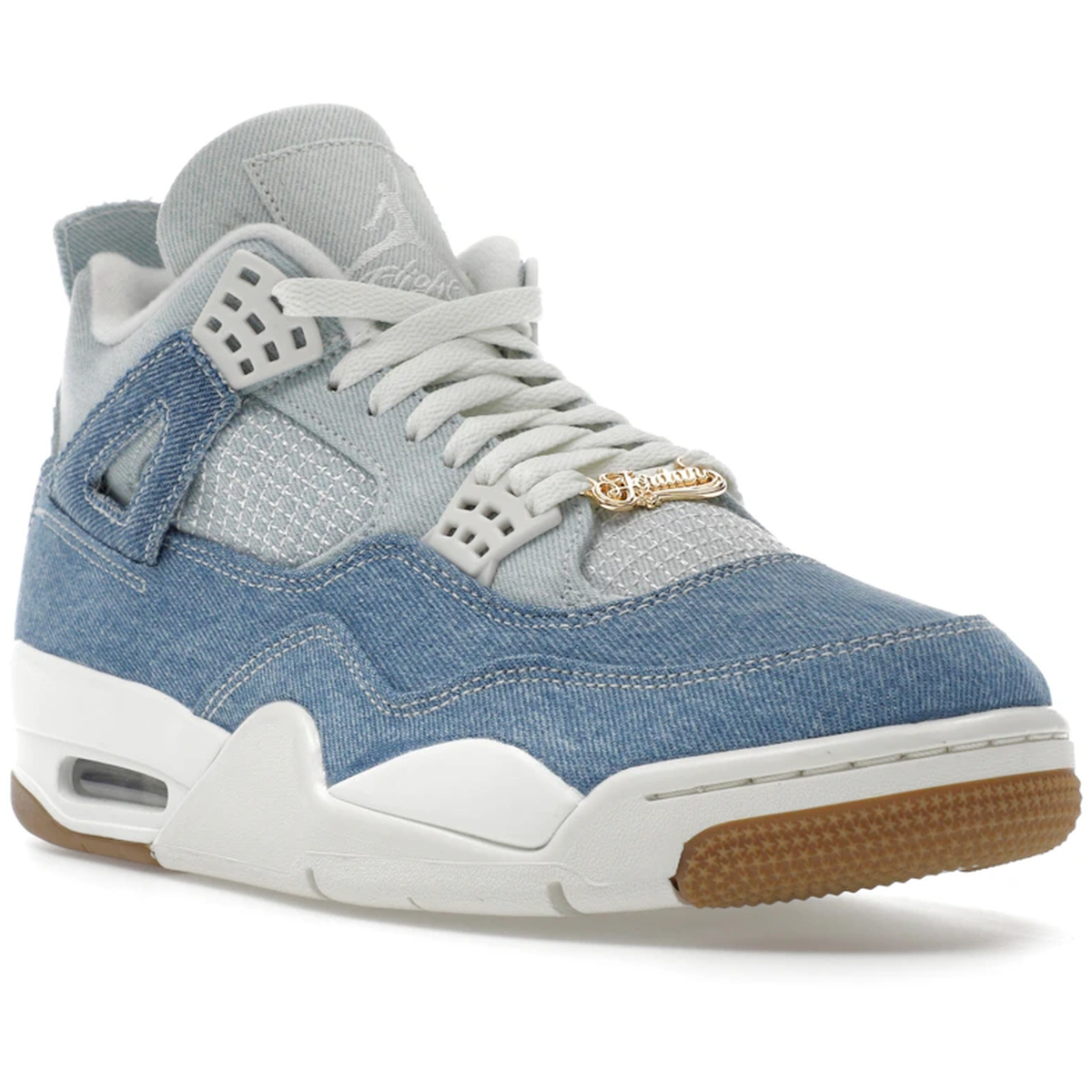Miniatyrbild av Air Jordan 4 Retro TEX Denim Worn Blue 2
