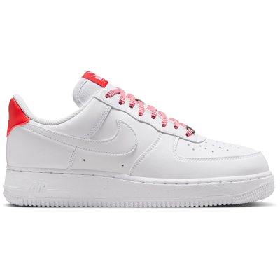 Nike Air Force 1 Low 07 White Pink Foam Metallic Silver Light Crimson 