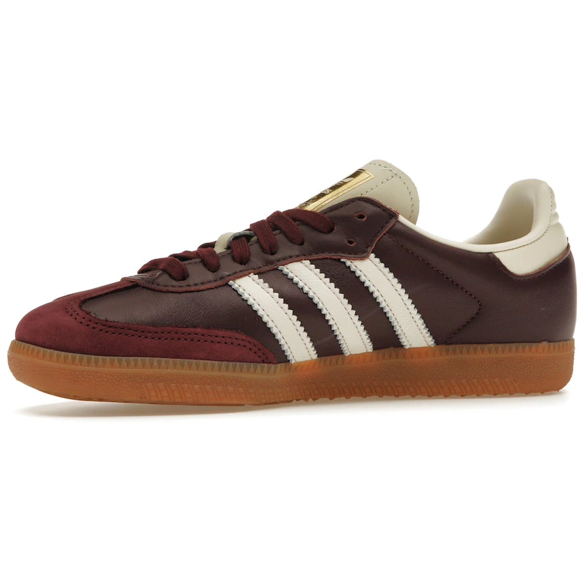 Miniatyrbild av Adidas Samba Maroon Metallic Gold 3