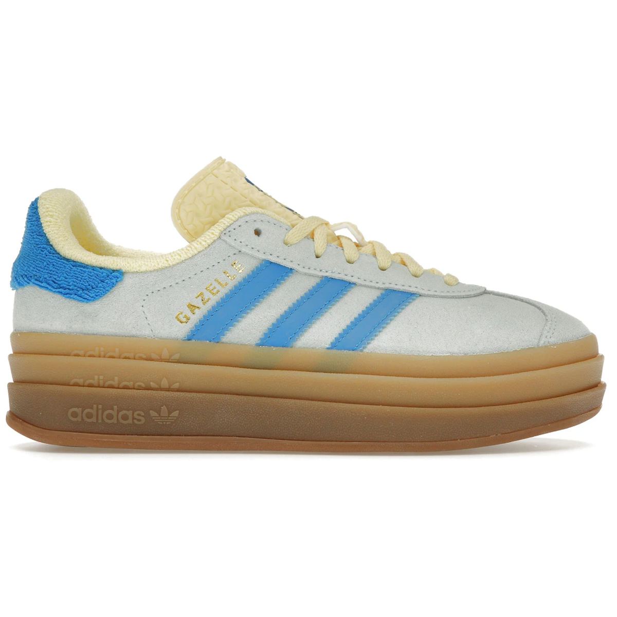 Adidas Gazelle Bold Almost Blue Yellow