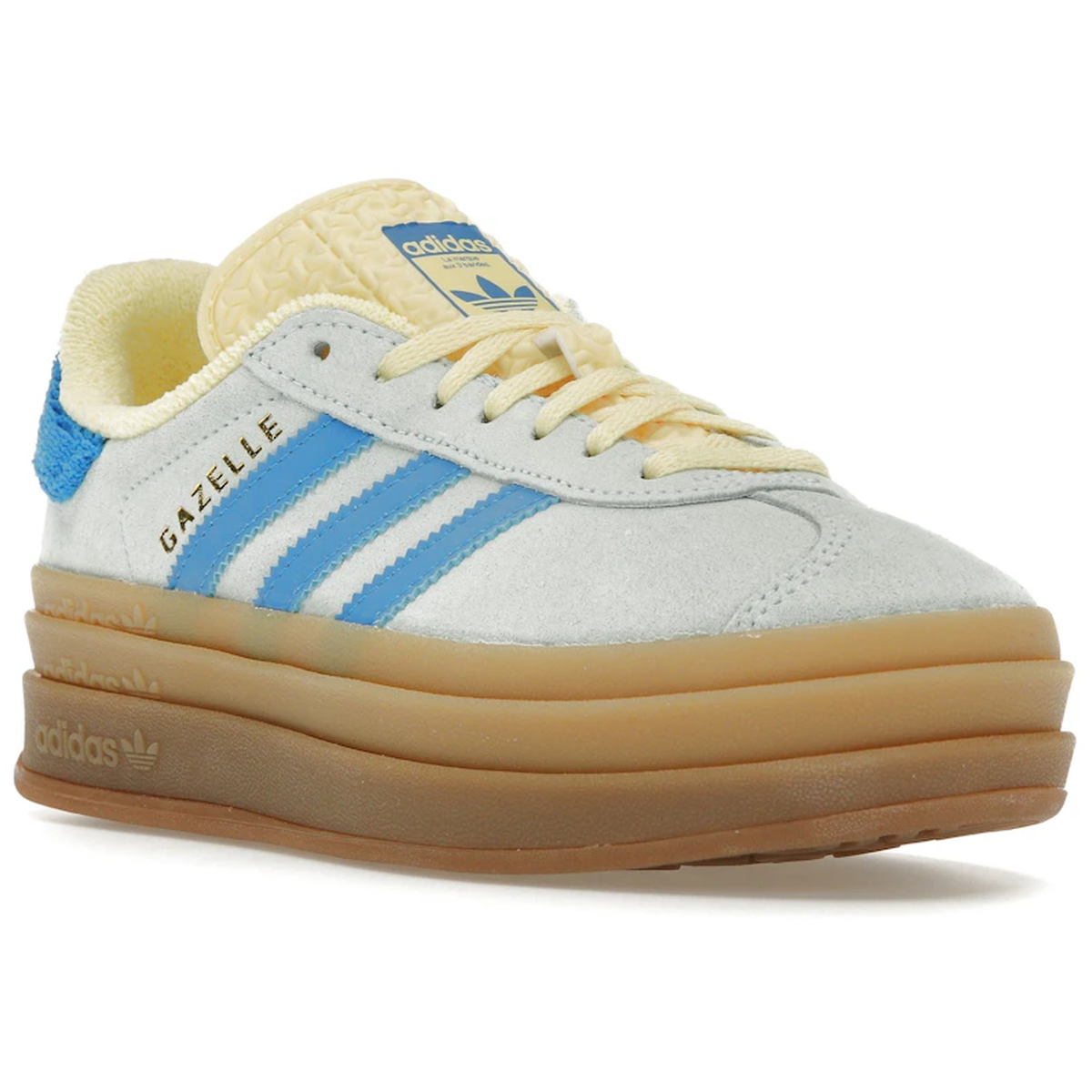 Miniatyrbild av Adidas Gazelle Bold Almost Blue Yellow 2