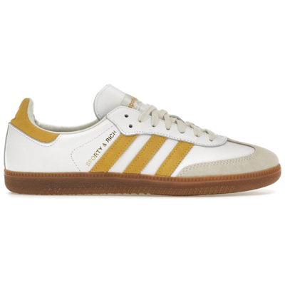 Adidas Samba Sporty And Rich White Bold Gold