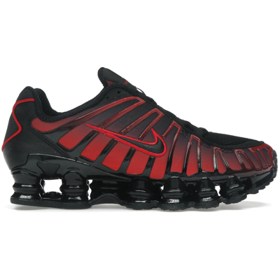 Nike Shox TL Black University Red Gradient