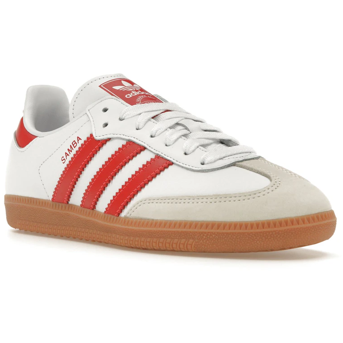 Miniatyrbild av Adidas Samba OG White Solar Red Gum 2