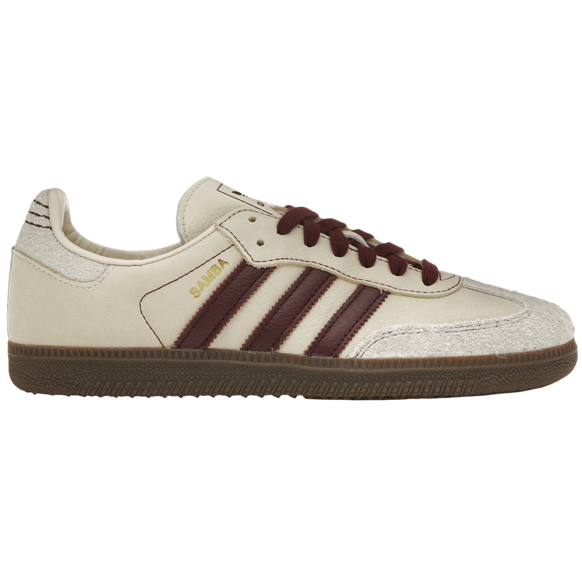 Adidas Samba OG Wonder White Maroon 