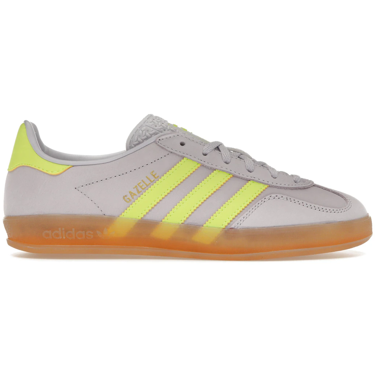 Adidas Gazelle Indoor Silver Dawn Solar Yellow