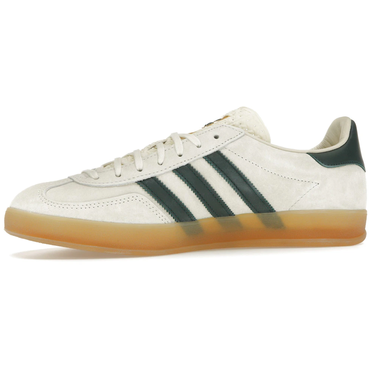 Miniatyrbild av Adidas Gazelle Indoor Cream White Collegiate Green Gum 3