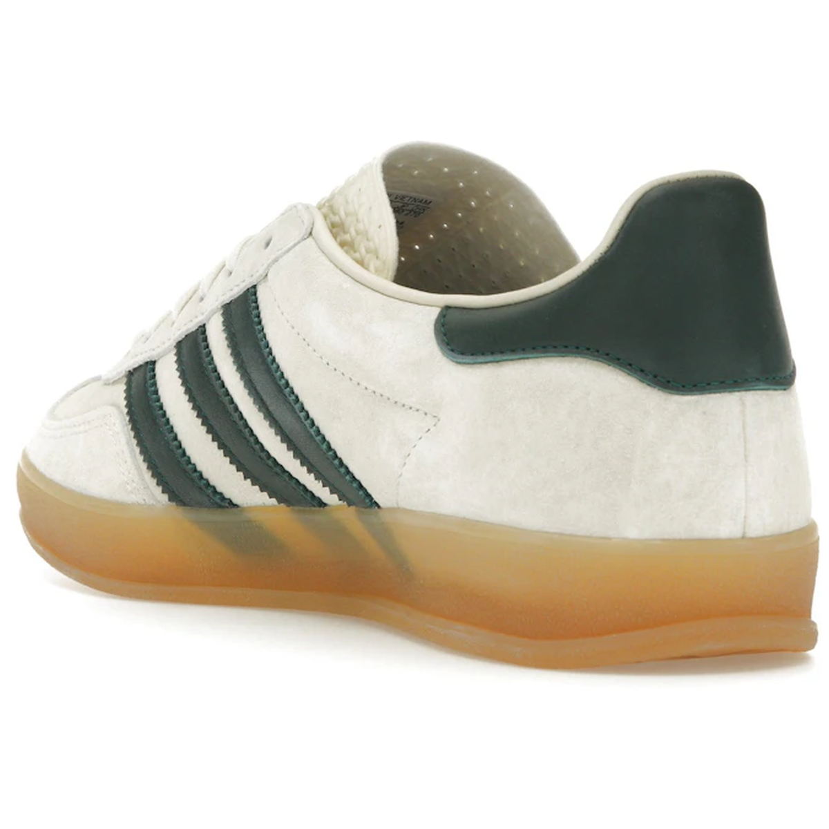 Miniatyrbild av Adidas Gazelle Indoor Cream White Collegiate Green Gum 4