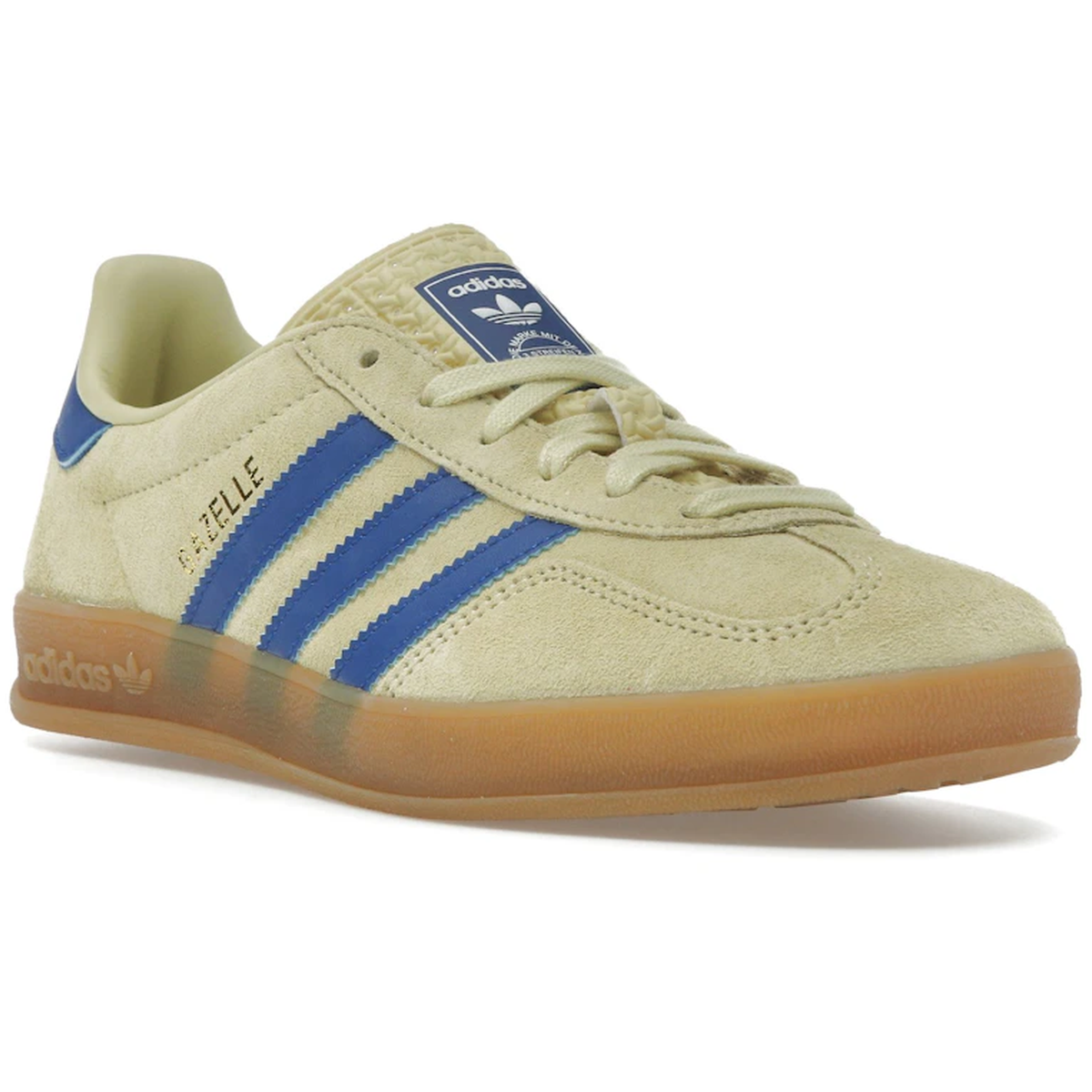 Miniatyrbild av Adidas Gazelle Indoor Powder Yellow Royal Blue 2