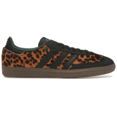 Adidas Samba OG Black Green Leopard