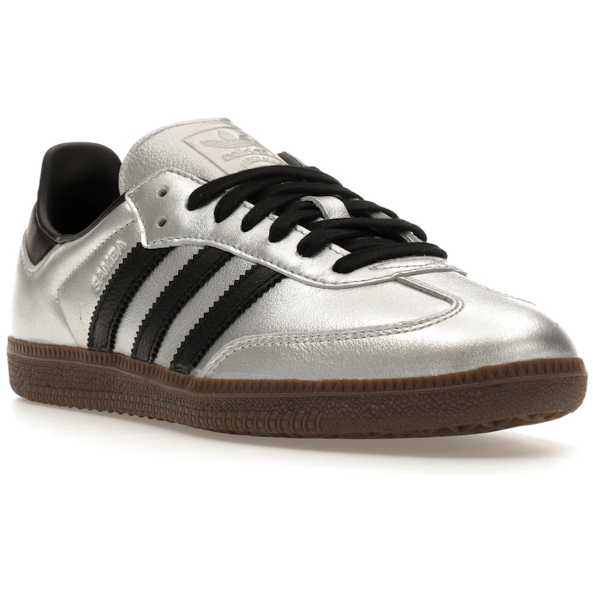 Miniatyrbild av Adidas Samba OG Silver Metallic Black Gum 2