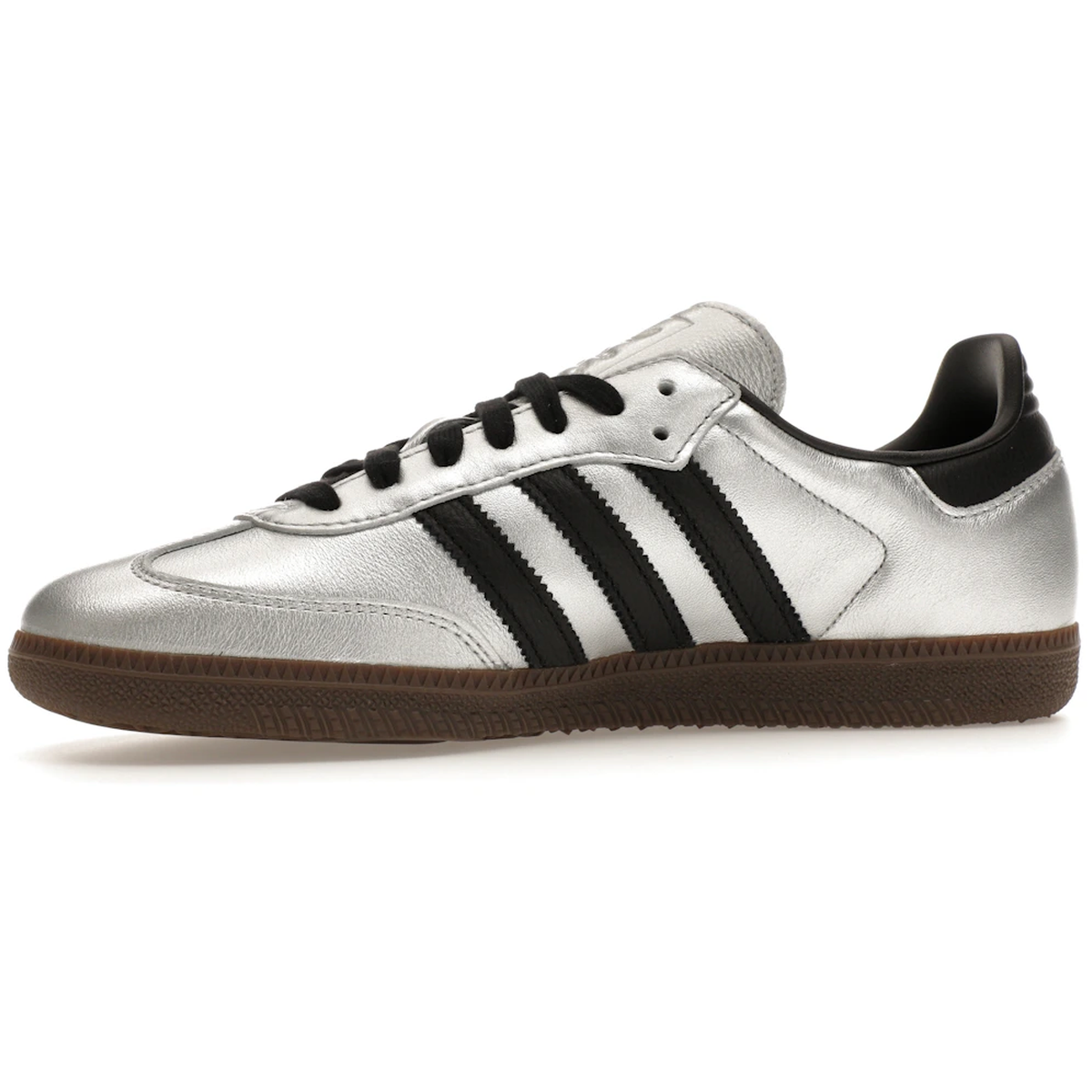 Miniatyrbild av Adidas Samba OG Silver Metallic Black Gum 3