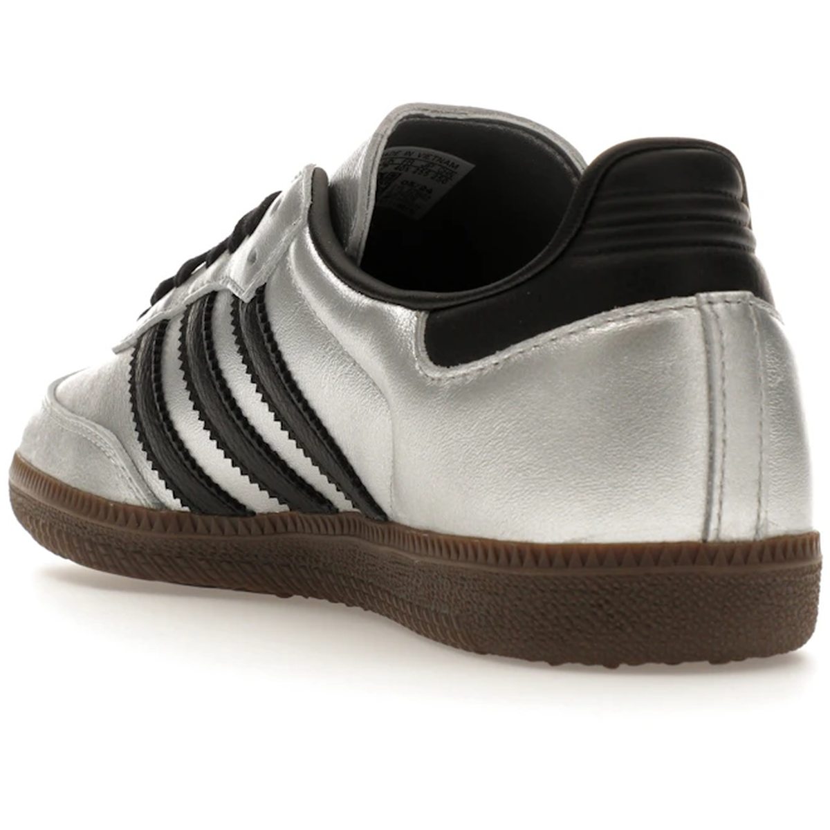Miniatyrbild av Adidas Samba OG Silver Metallic Black Gum 4